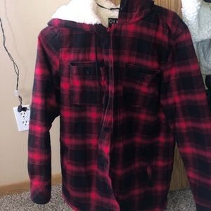 red and black flannel